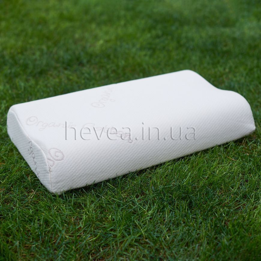 Дитяча латексна подушка КОНТУР 26x50 см (3-7 років) 2013 фото Hevea